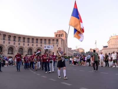 The Grand Opening Ceremony of the 12th Pan-Homenetmen Games in Yerevan